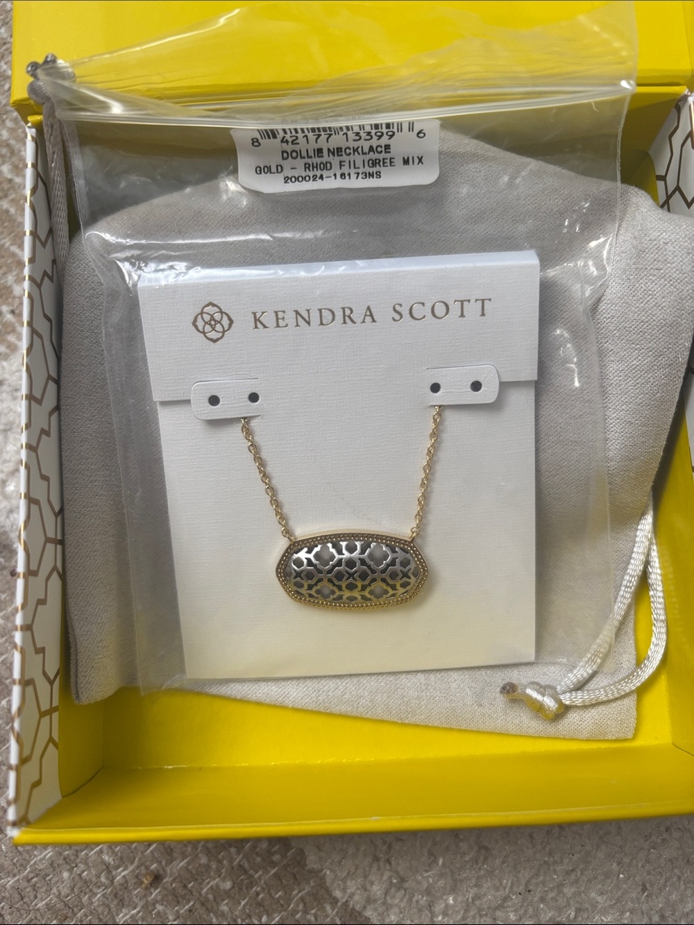 Kendra Scott Gold and Silver Necklace Brand New